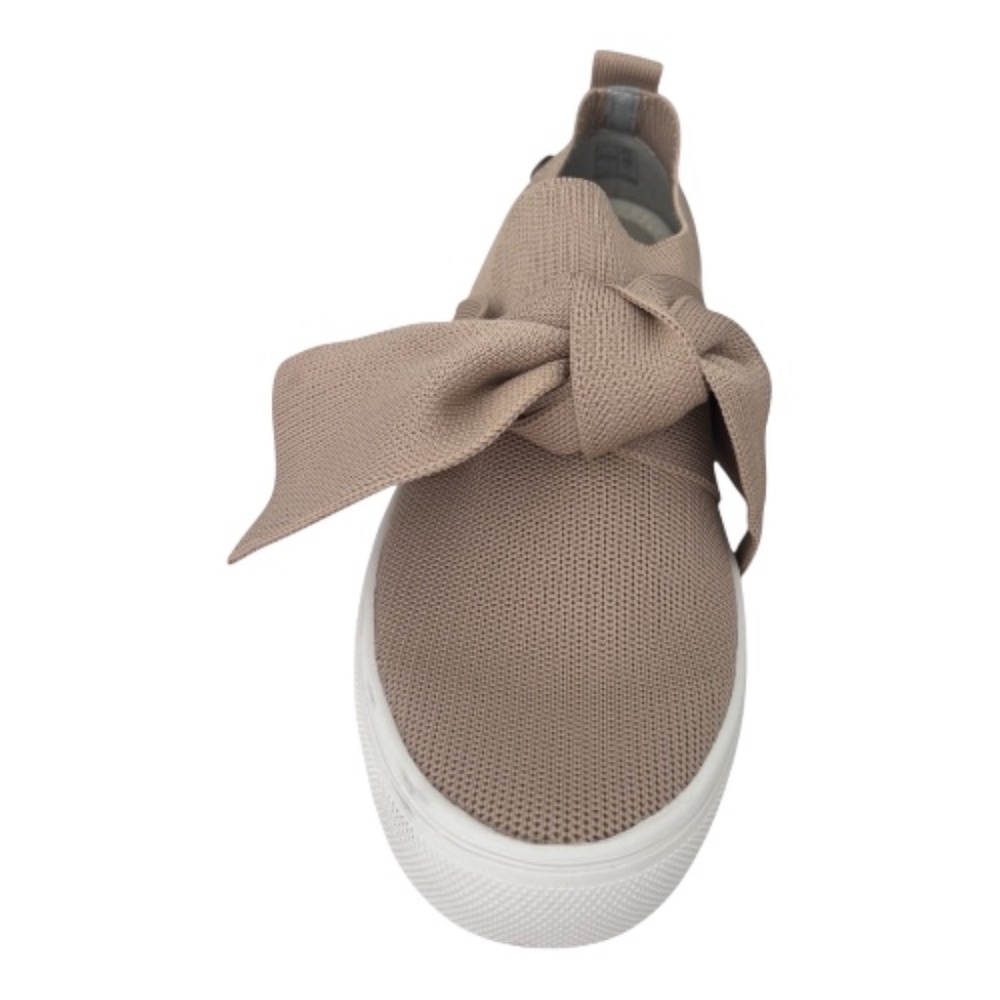 Bernie Mev Spark Sereity Blush Knit Bow Slip On Sneaker Comfort - NWB - Picture 4 of 7